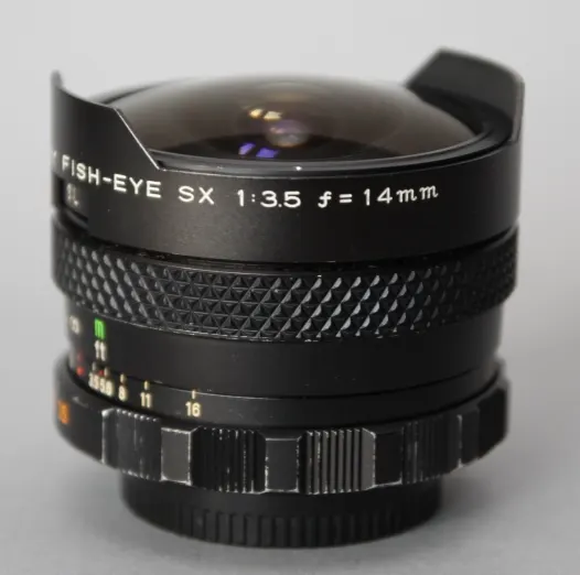Mamiya Sekor 14mm f/3.5 Fish-Eye SX Filtermatic Auto