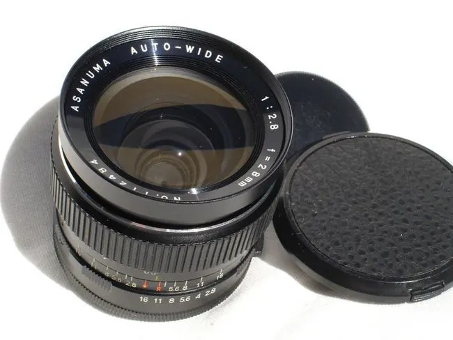 Asanuma 28mm f/2.8 Auto-Wide (8 blades)