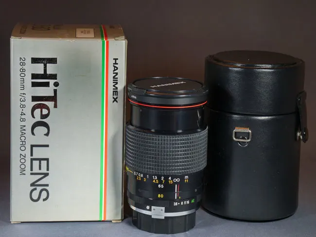 Hanimex HiTEC 28-80mm f/3.8-4.8 Auto Macro