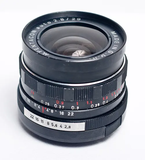 Pentacon auto 29mm f/2.8
