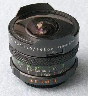 Mamiya-Sekor Fish-Eye SX 14mm f/3.5 Auto