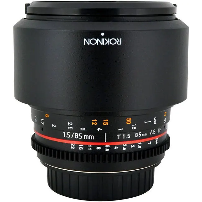 Rokinon 85mm T/ 1.5 Cine