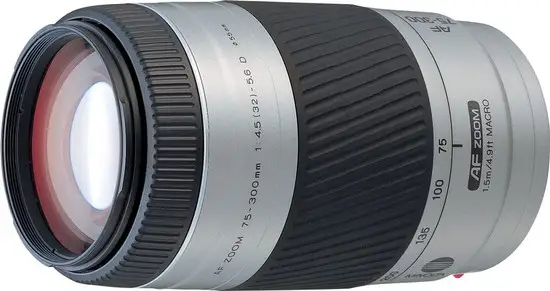 Minolta AF 75-300mm f/4.5-5.6 D