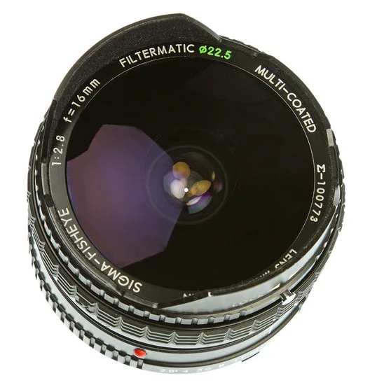 Sigma MF 16mm f/2.8 Fisheye Filtermatic