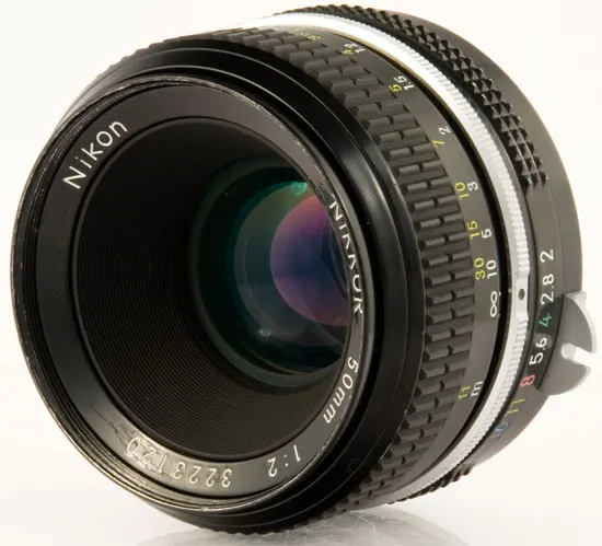 Nikon Nikkor 50mm f/2 non-Ai
