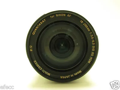 Quantaray AF 18-200mm f/3.5-6.3 DiO OS HSM MC