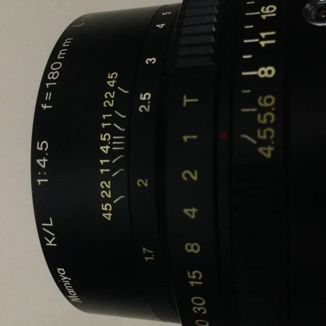 Mamiya Sekor K/L 180mm f/4.5