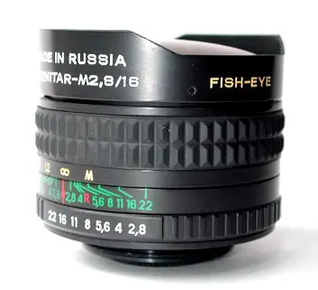 Zenit MC 16mm f/2.8 Fish-Eye