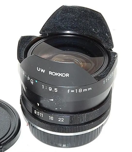 Minolta MD 18mm f/9.5 UW Rokkor-PG