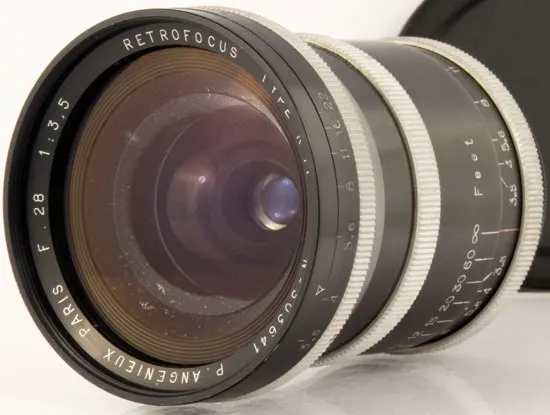 Angenieux 28mm f/3.5 Retrofocus Type R 11