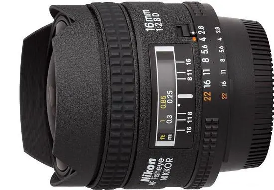 Nikon AF Fisheye Nikkor 16mm f/2.8 D