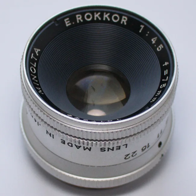 Minolta E.Rokkor 75mm f/4.5