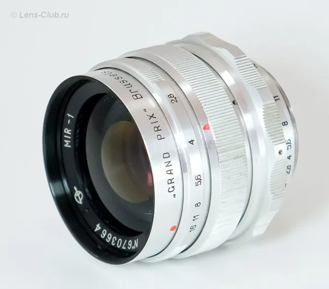Mir-1 37mm f/2.8 m39 silver