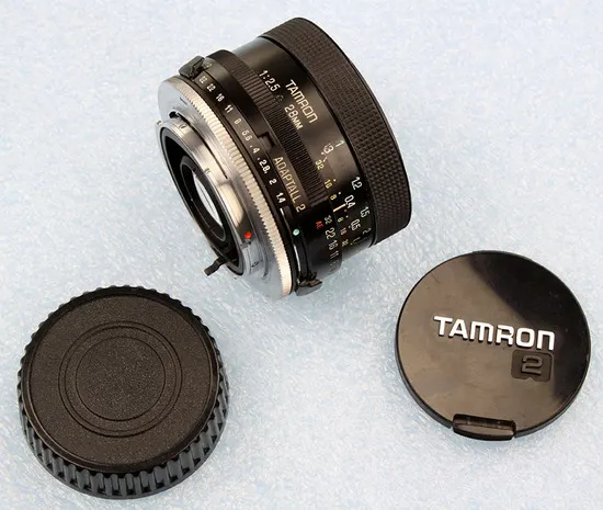 Tamron 28mm f/2.5 Adaptall-2 model 02B