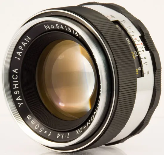 Yashica Yashinon-DX 50mm f/1.4