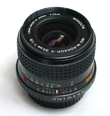 Minolta MD W. Rokkor-X 35mm f/1.8