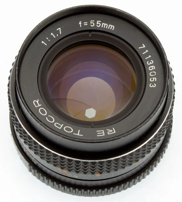 RE Topcor 55mm f/1.7
