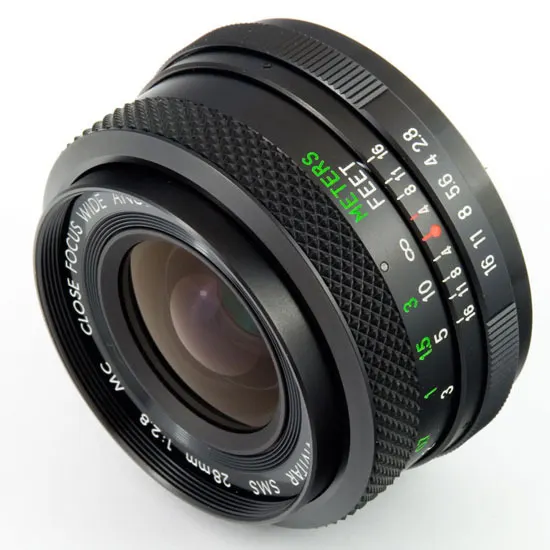 Vivitar SMS Close Focus MC 28mm f/2.8 (Komine)