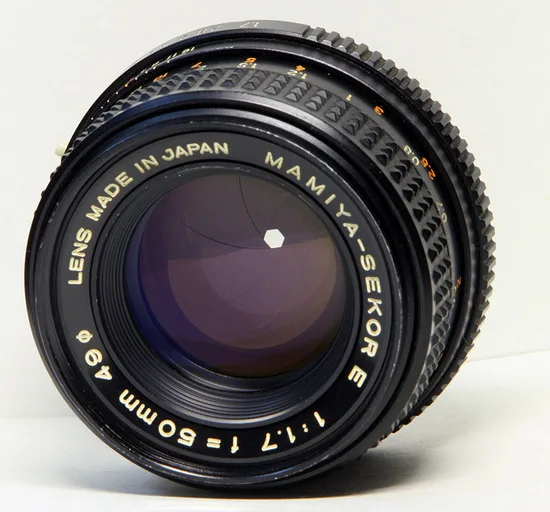 Mamiya-Sekor E 50mm f/1.7