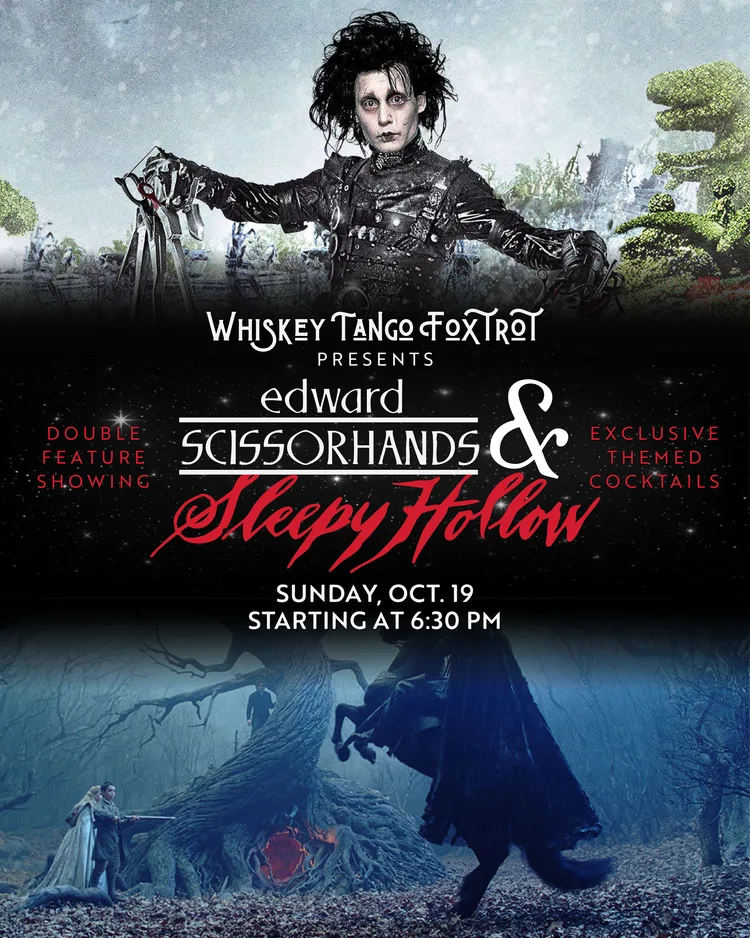 Halloween Movie Night - Edward Scissorhands & Sleepy Hollow