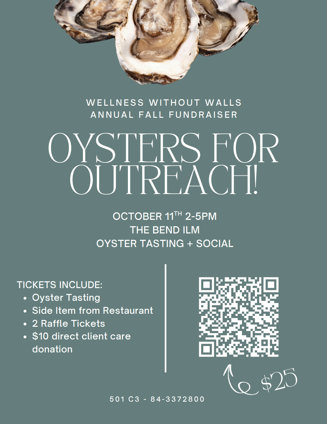 Oyster Tasting- Wellness Without Walls Annual Fundraiser