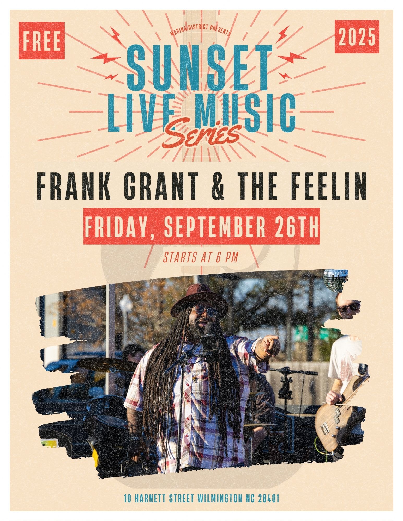 Frank Grant & The Feelin - FREE LIVE MUSIC @ Sunset Live Music Series