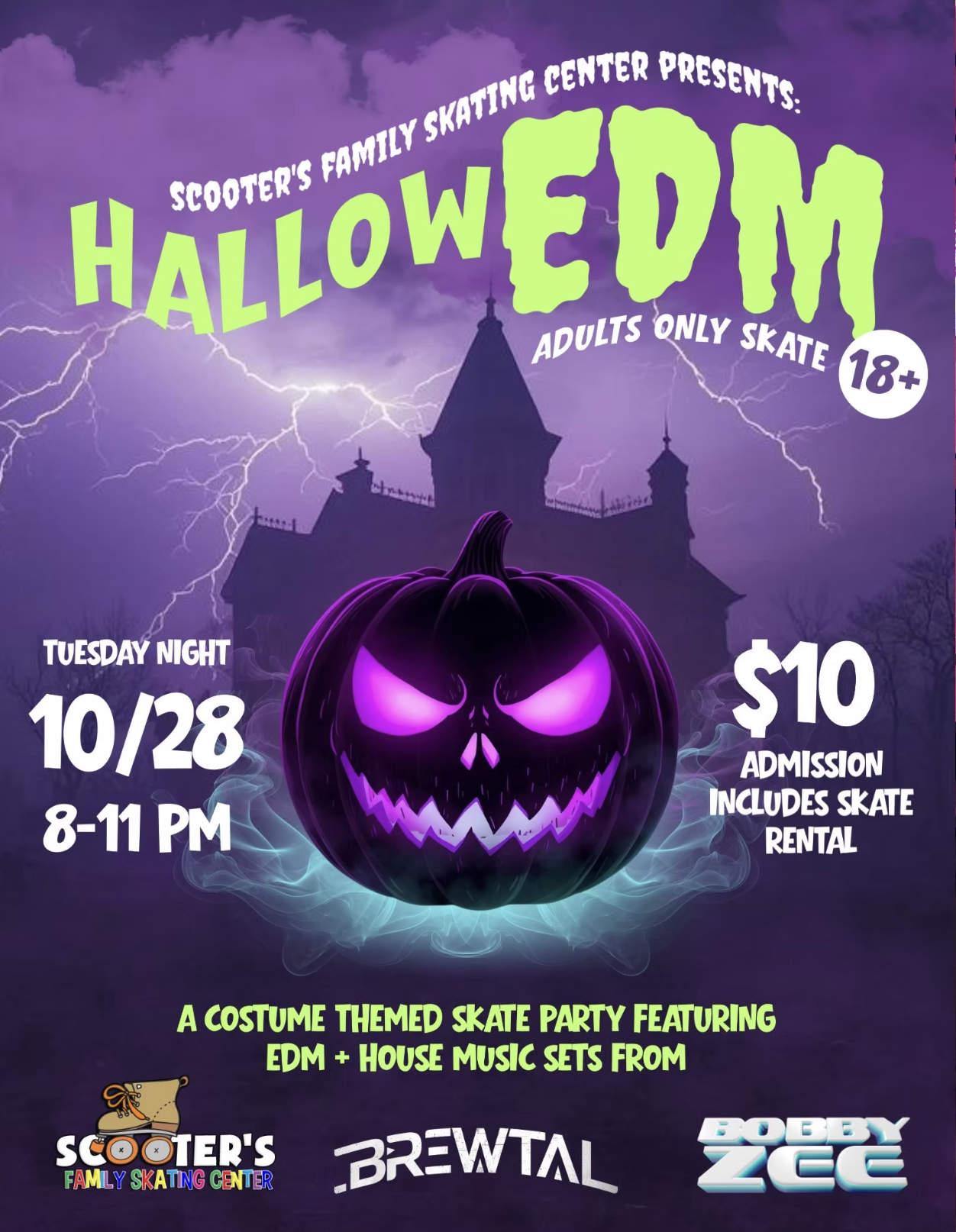 Hallow-EDM Skate Party
