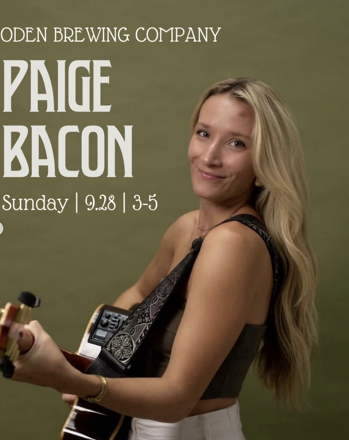 Live Music: Paige Bacon 