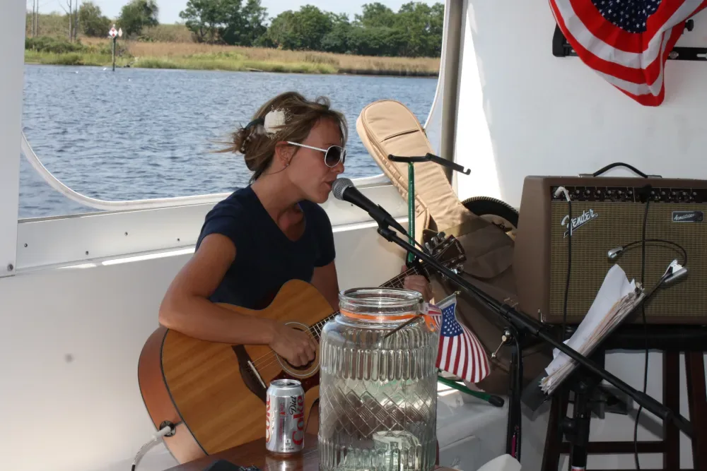 Sunset River Cruise with LIve Music Aboard Wilmington Water Tours