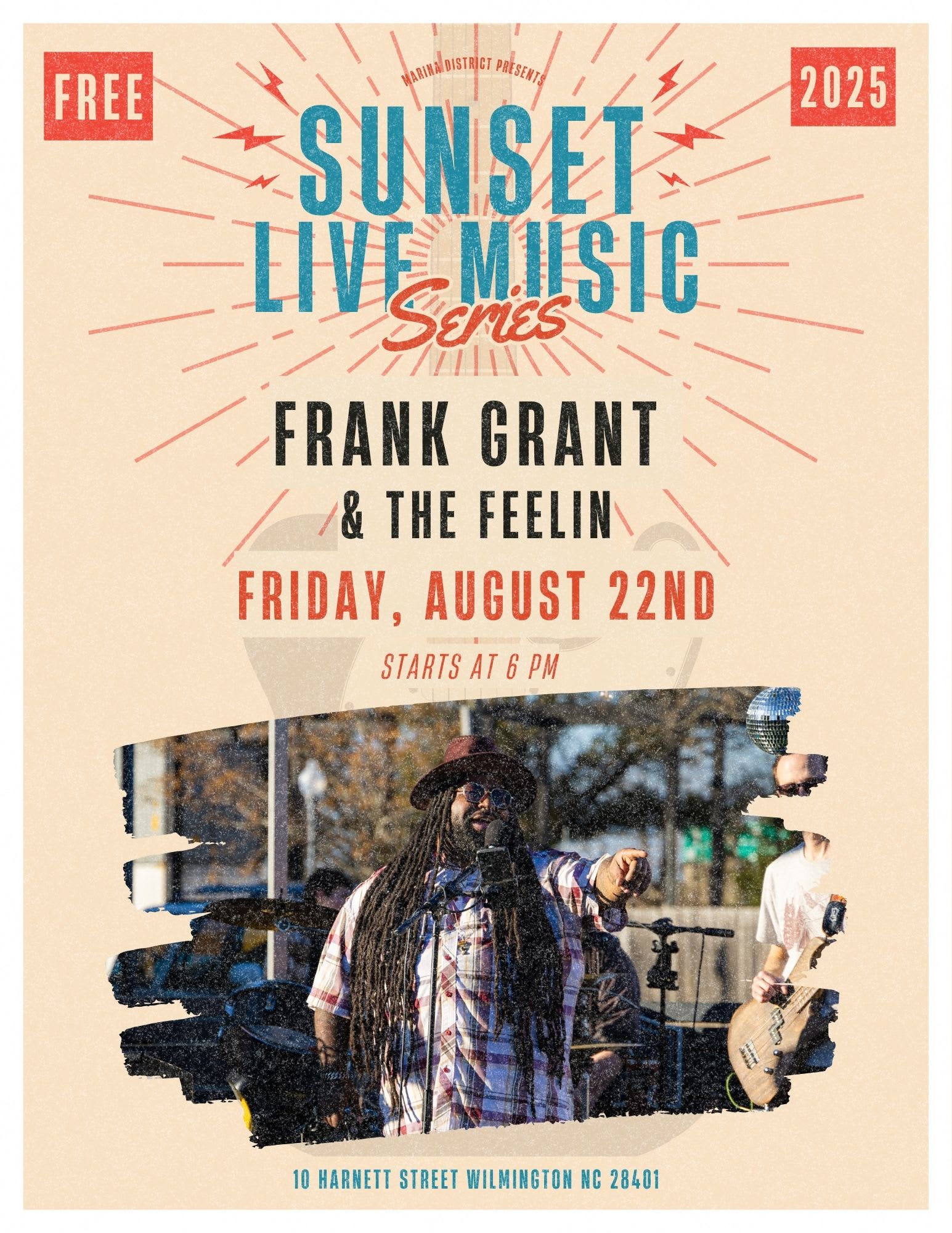 Frank Grant & The Feelin - FREE LIVE MUSIC @ Sunset Live Music Series 
