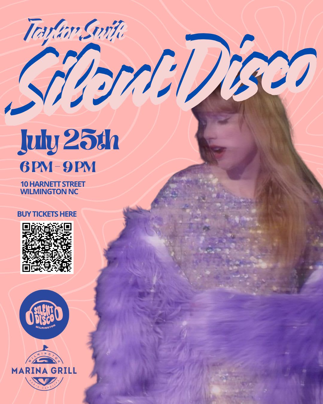 All Ages Taylor Swift Silent Disco at Marina Grill