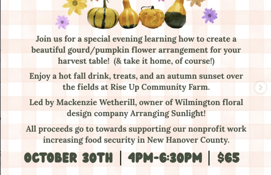 Harvest Flower Arranging Workshop – photo 1
