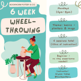 6-Week BEGINNER Pottery Wheel Series