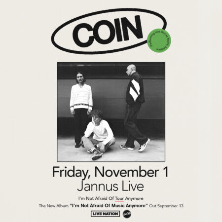 COIN -  I’m Not Afraid of Tour Anymore w/ Aidan Bissett – photo 1