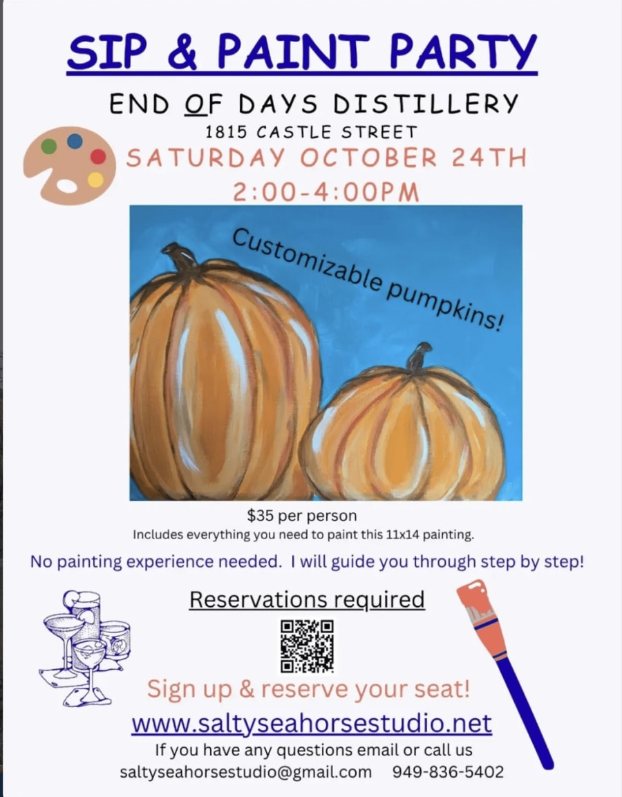 Sip & Paint with Salty Seahorse Studios β photo 1