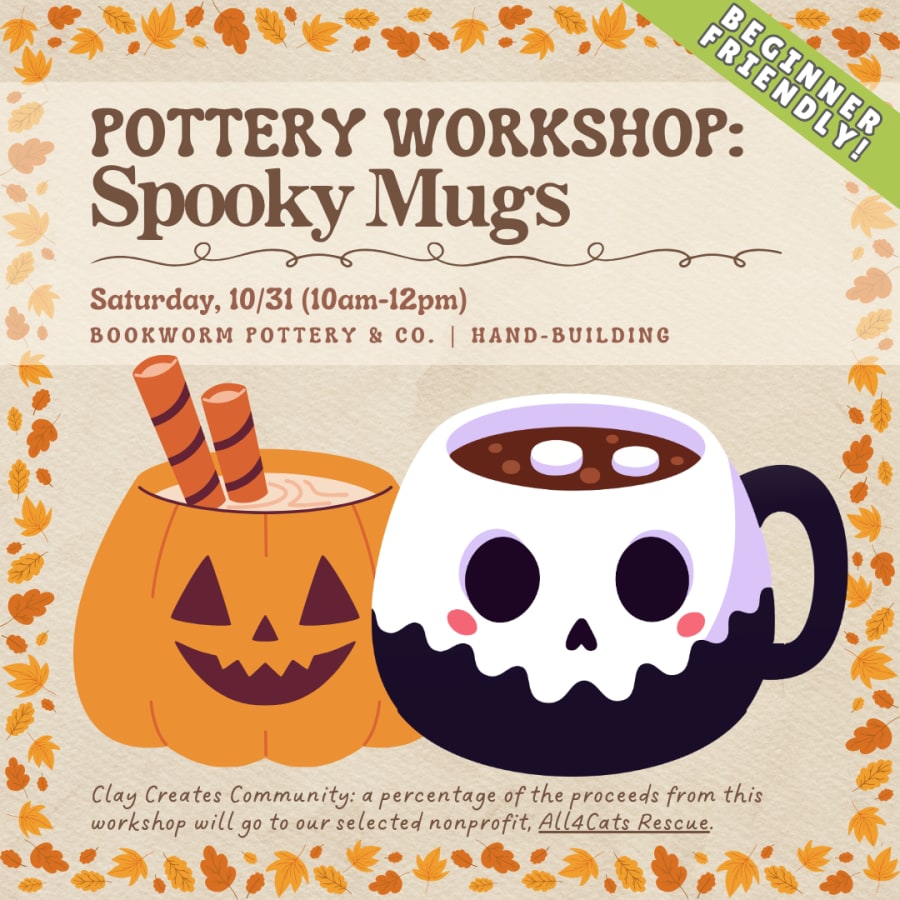Pottery Workshop: Spooky Mugs – photo 1