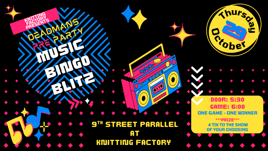 DEADMAN’S PRE PARTY – MUSIC BINGO BLITZ – photo 1