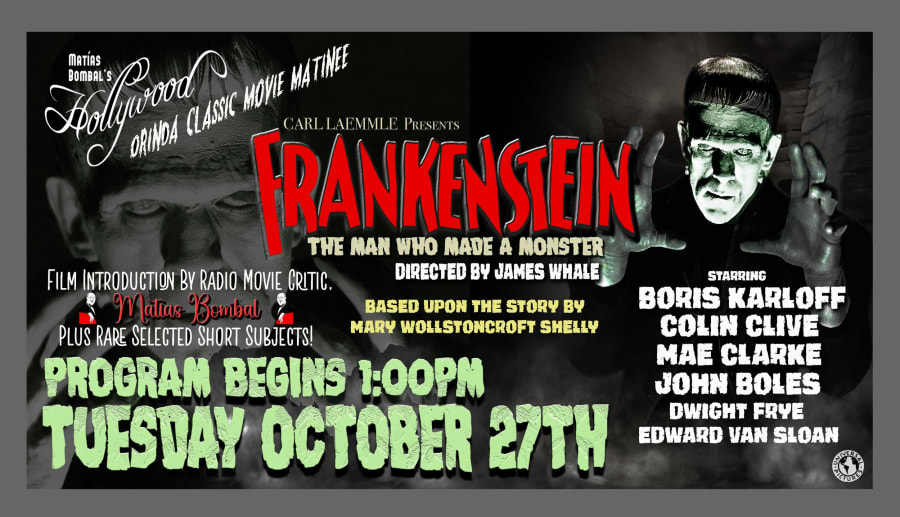 Classic Movie Matinee - Frankenstien (1931) – photo 1