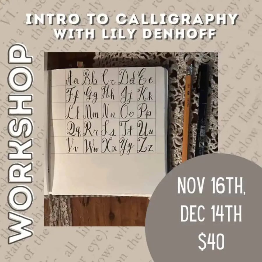 Calligraphy Workshop with Lily Denhoff – photo 1