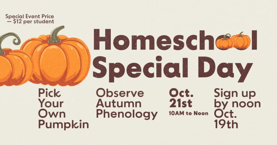 Homeschool Special Day Oct 21st – photo 1