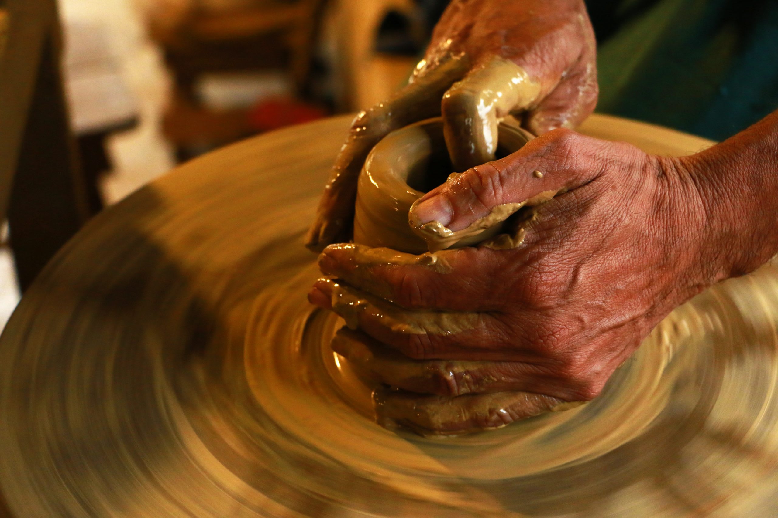 Ceramics: “Introduction to Wheel Throwing”