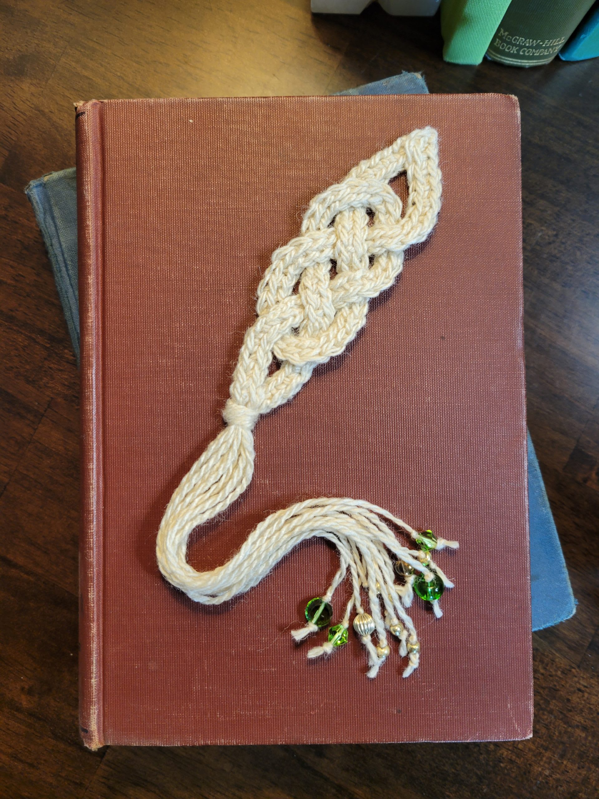 Fiber Arts: “Celtic Knot Bookmark”
