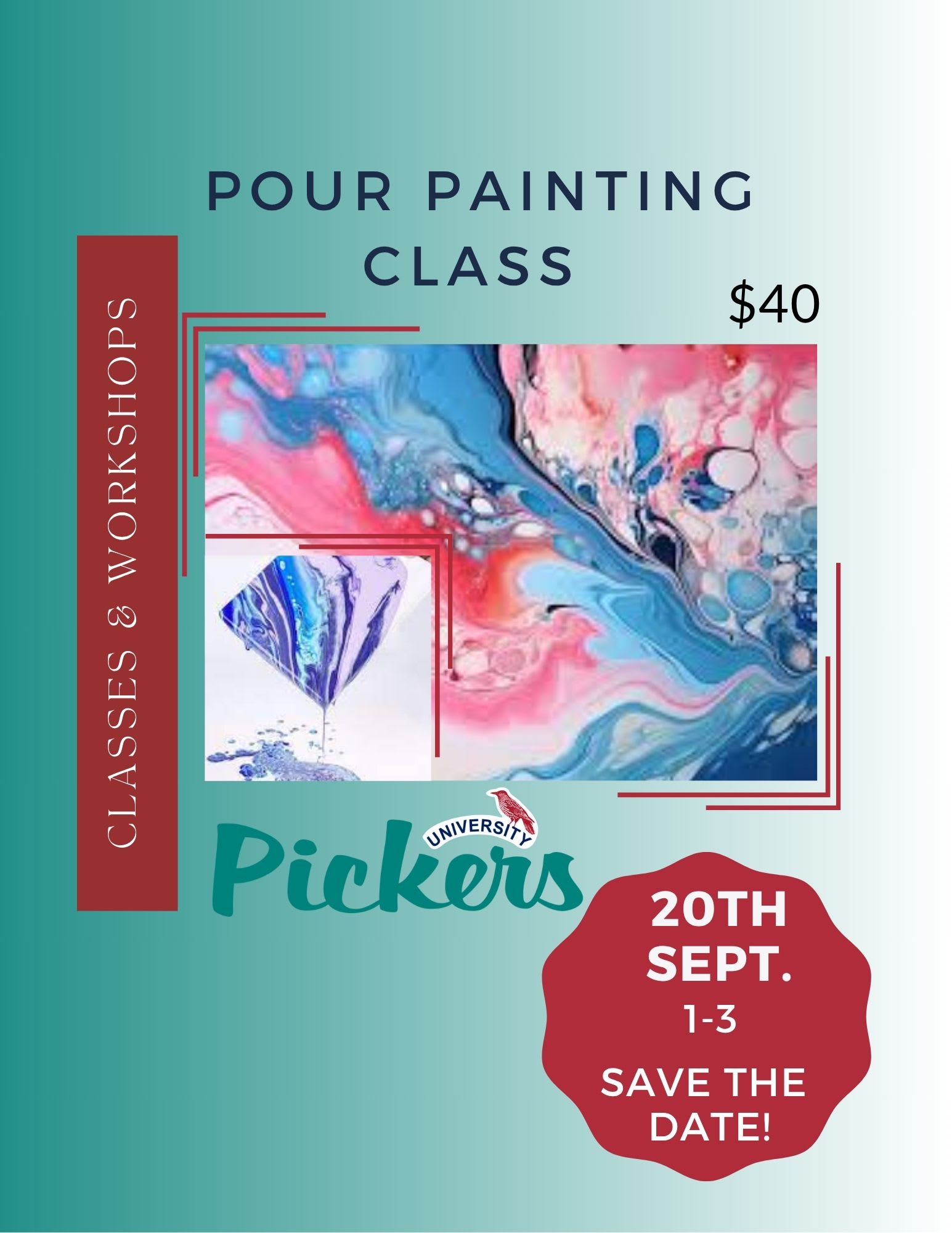 Pour Painting Class