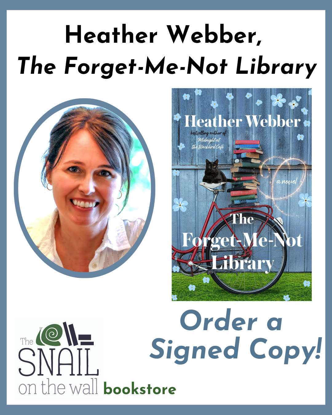 Book Launch: Heather Webber, The Forget-Me-Not Library