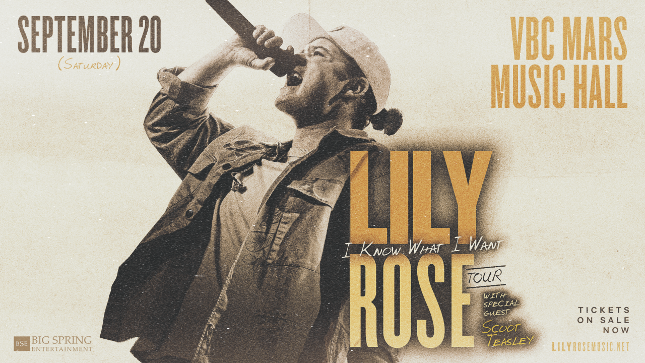 Lily Rose: I Know What I Want Tour