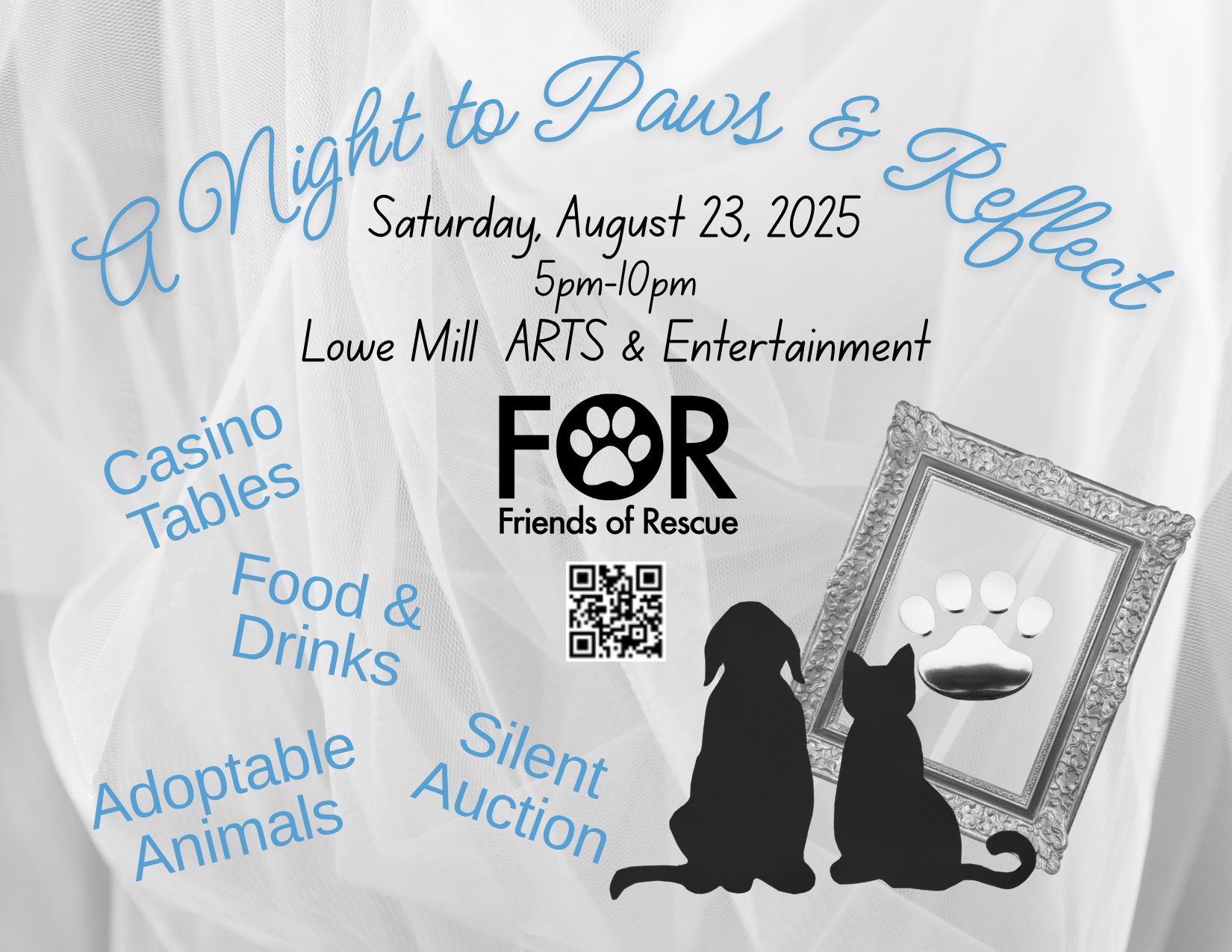 Friends of Rescue Annual Benefit Gala - "A Night to Paws & Reflect"