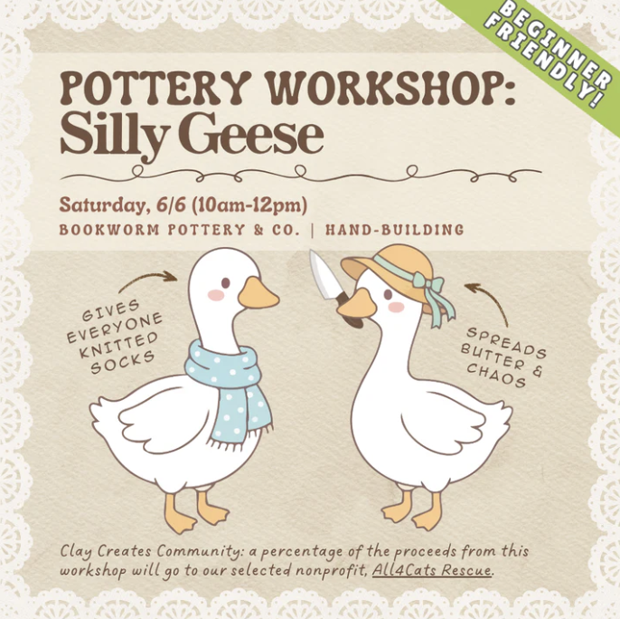 Pottery Workshop: Silly Geese