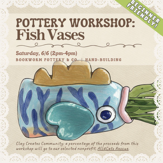 Pottery Workshop: Fish Vases