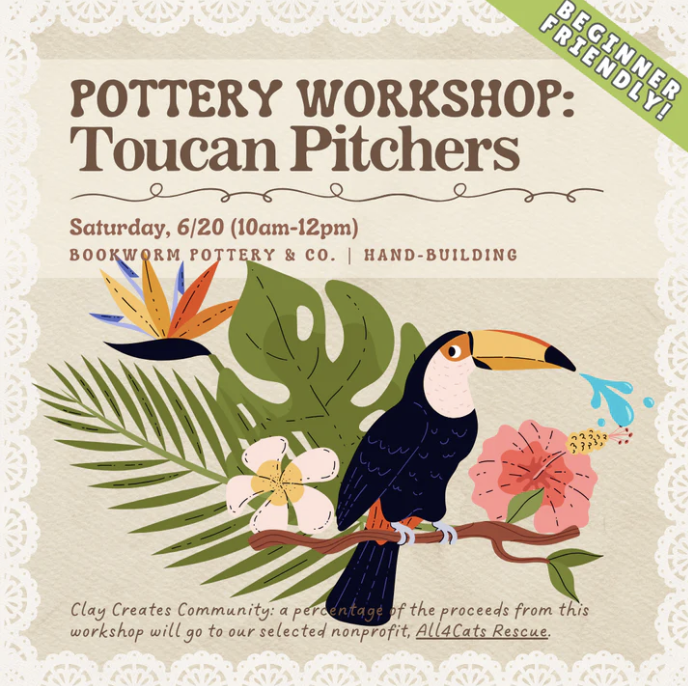 Pottery Workshop: Toucan Pitchers