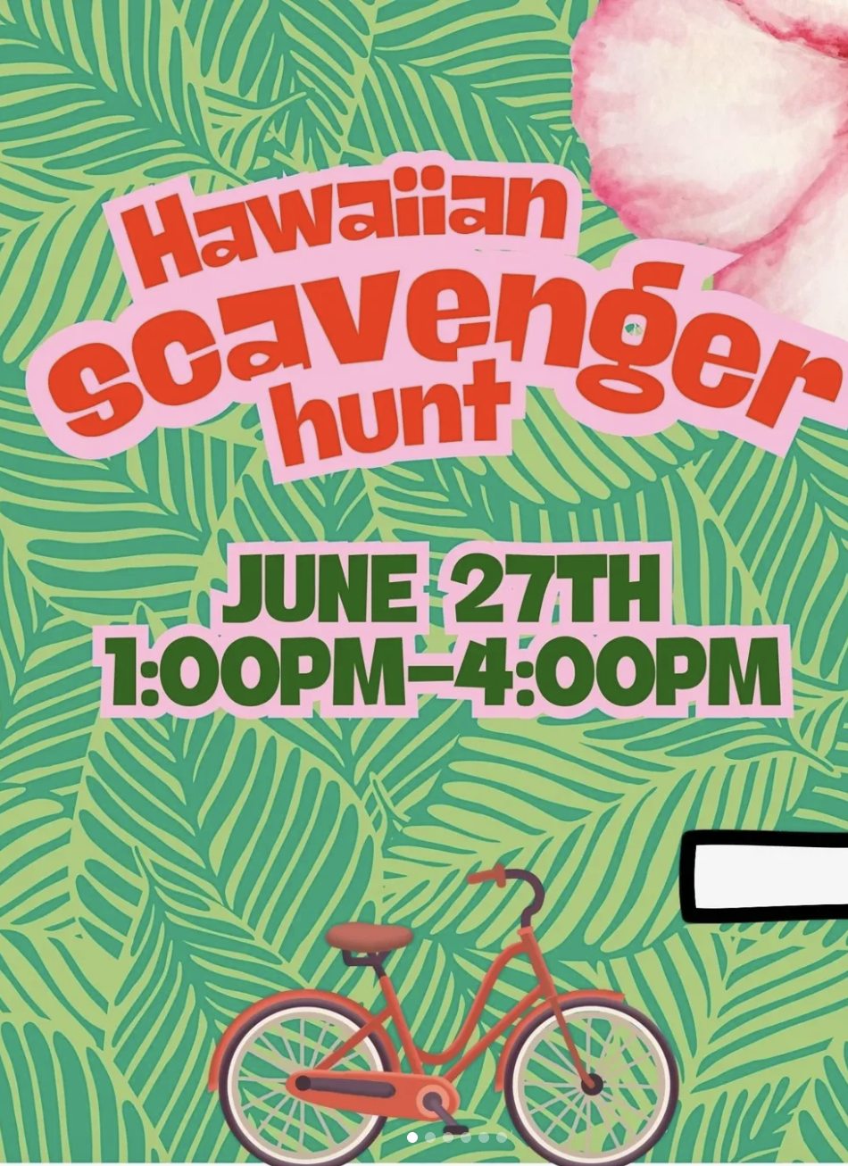 Hawaiian Scavenger Hunt